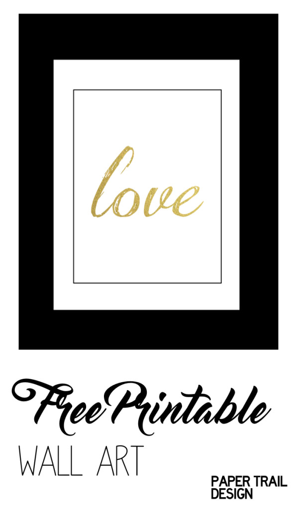 FREE Printable "Love One Another" Print & Matching Banner - Paper Trail