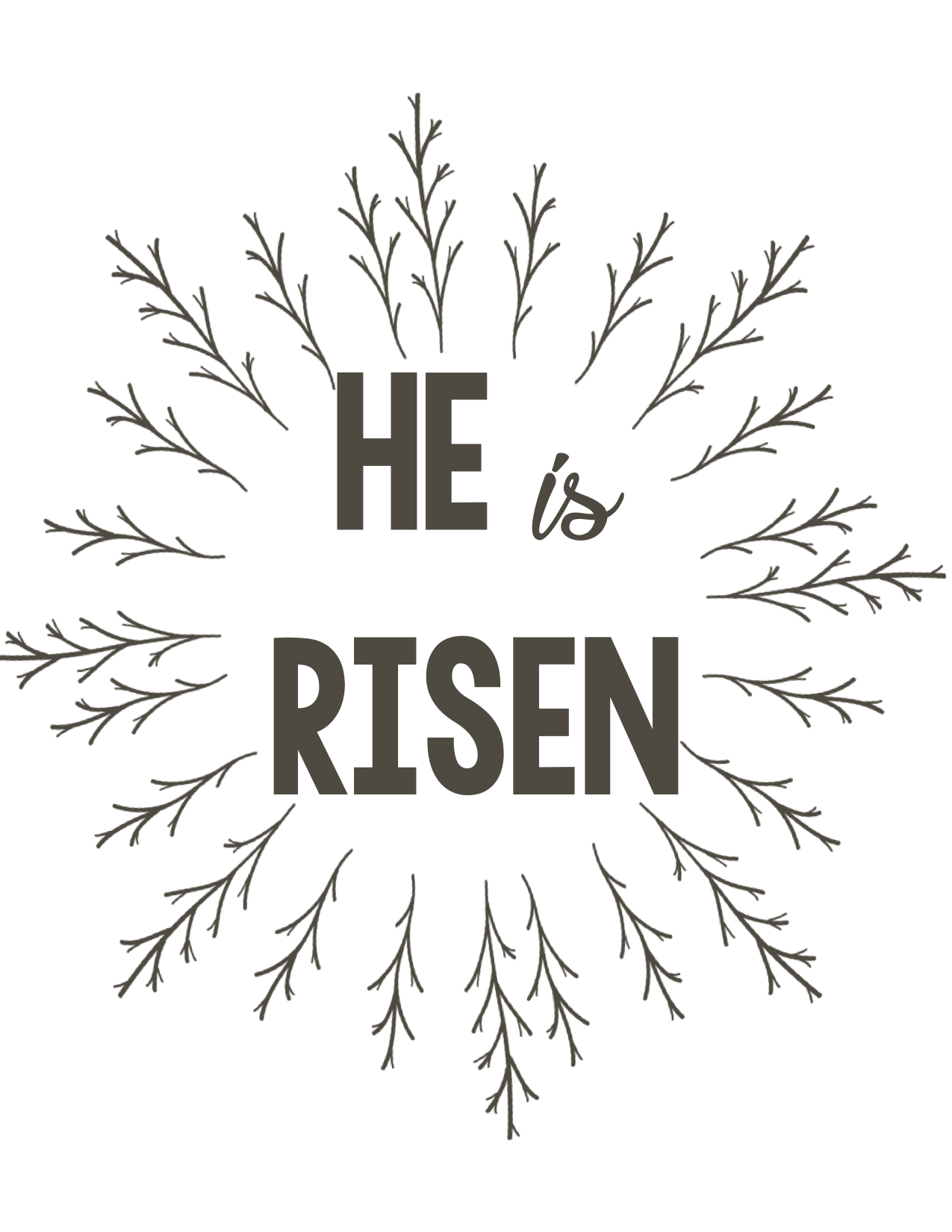 easter he is risen