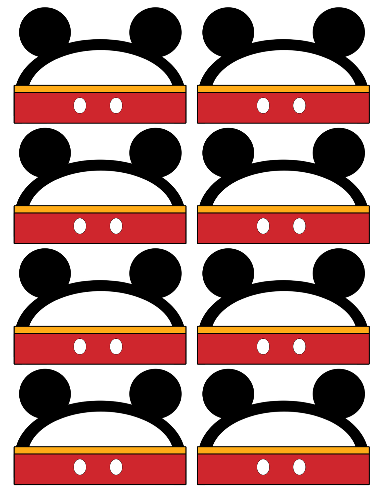 Mickey Mouse Labels Free Printable Paper Trail Design