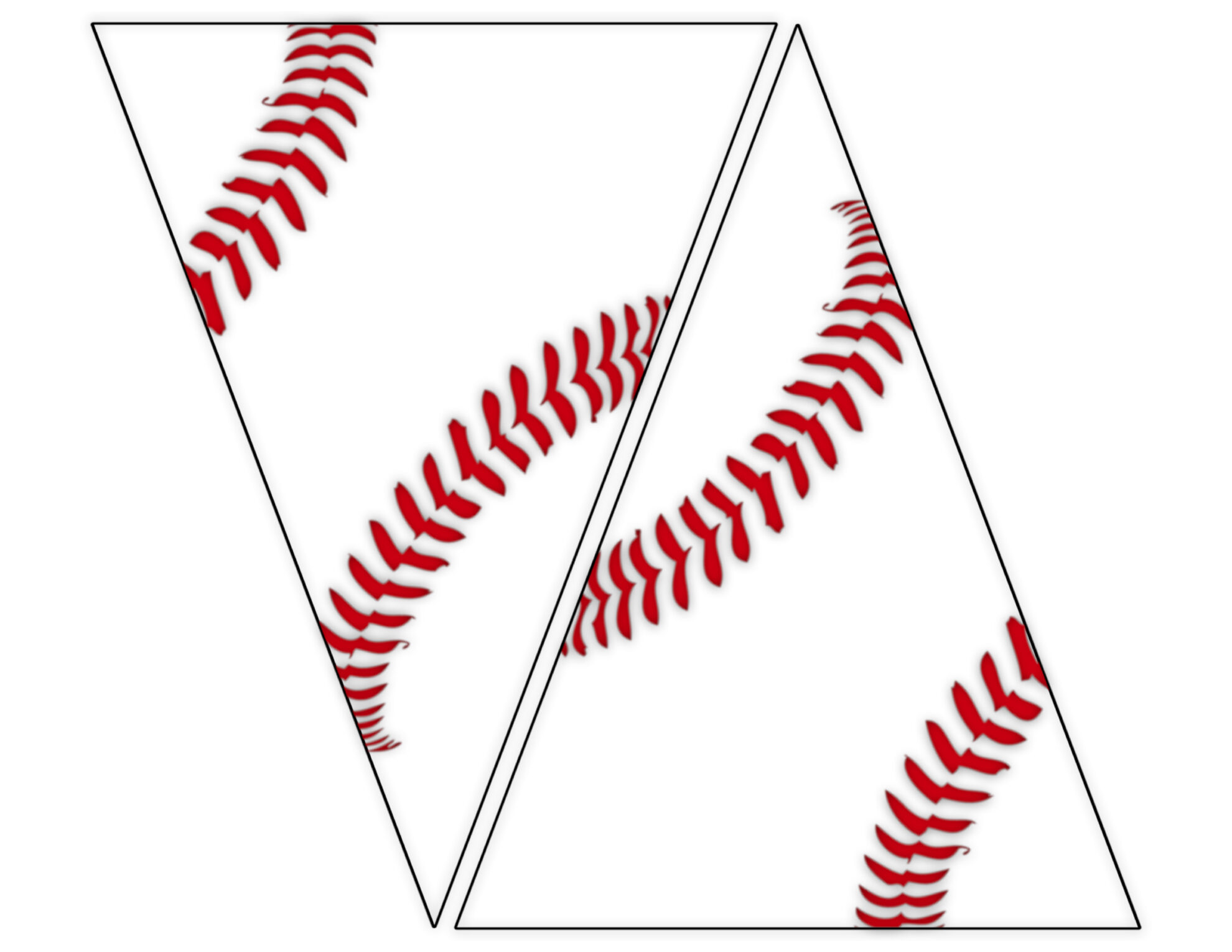 Baseball Pennant Template