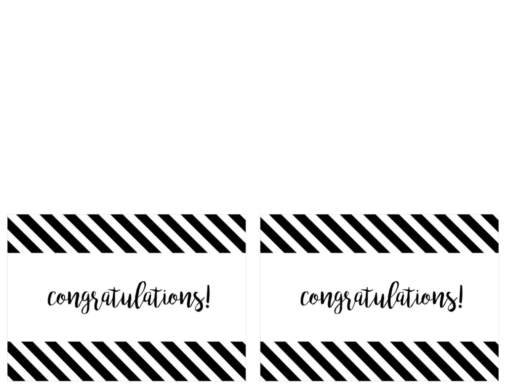 Printable Engagement Congratulations Cards