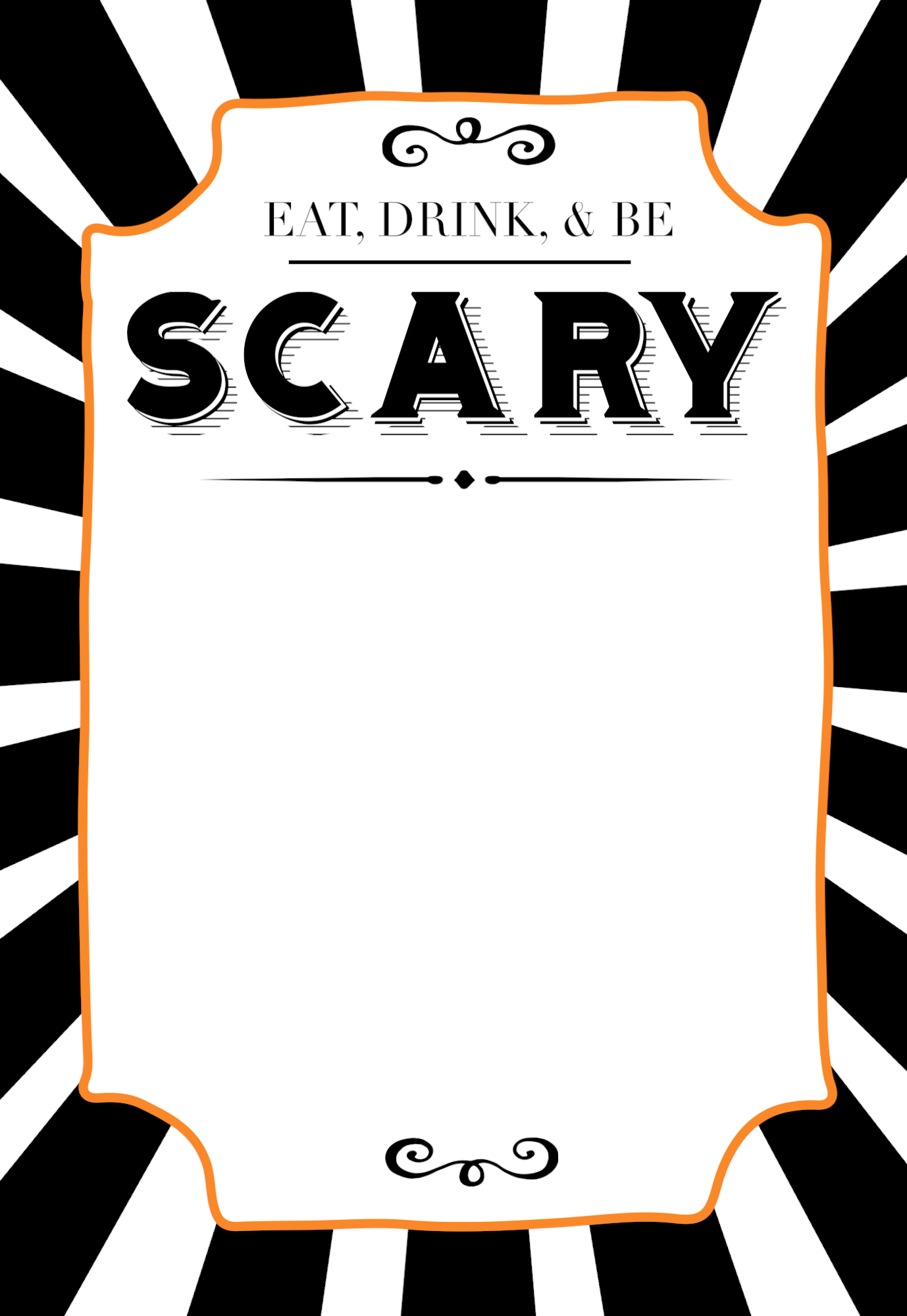 Free Printable Halloween Invitations Black White 2023 Calendar Printable