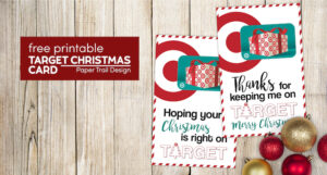 Target Christmas Gift Card Holders {Teachers, Friends, Neighbors