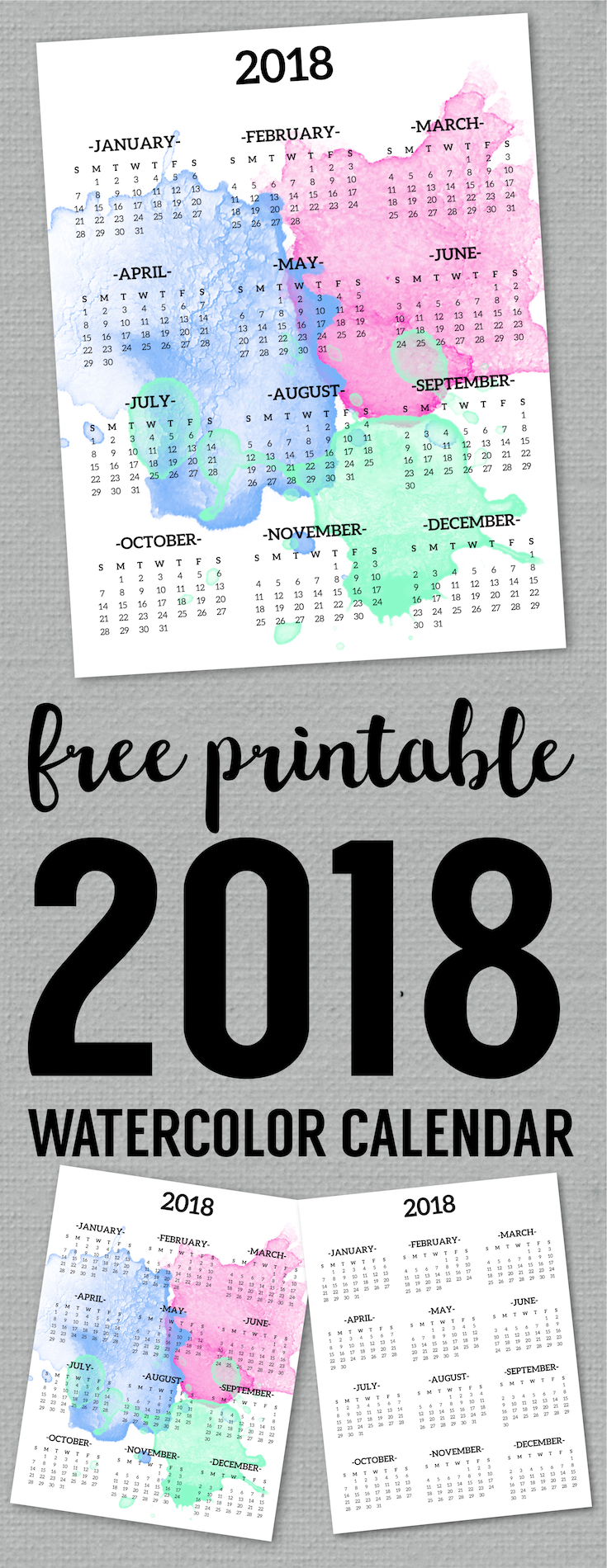 Paper Trail Design Free Printable Calendar