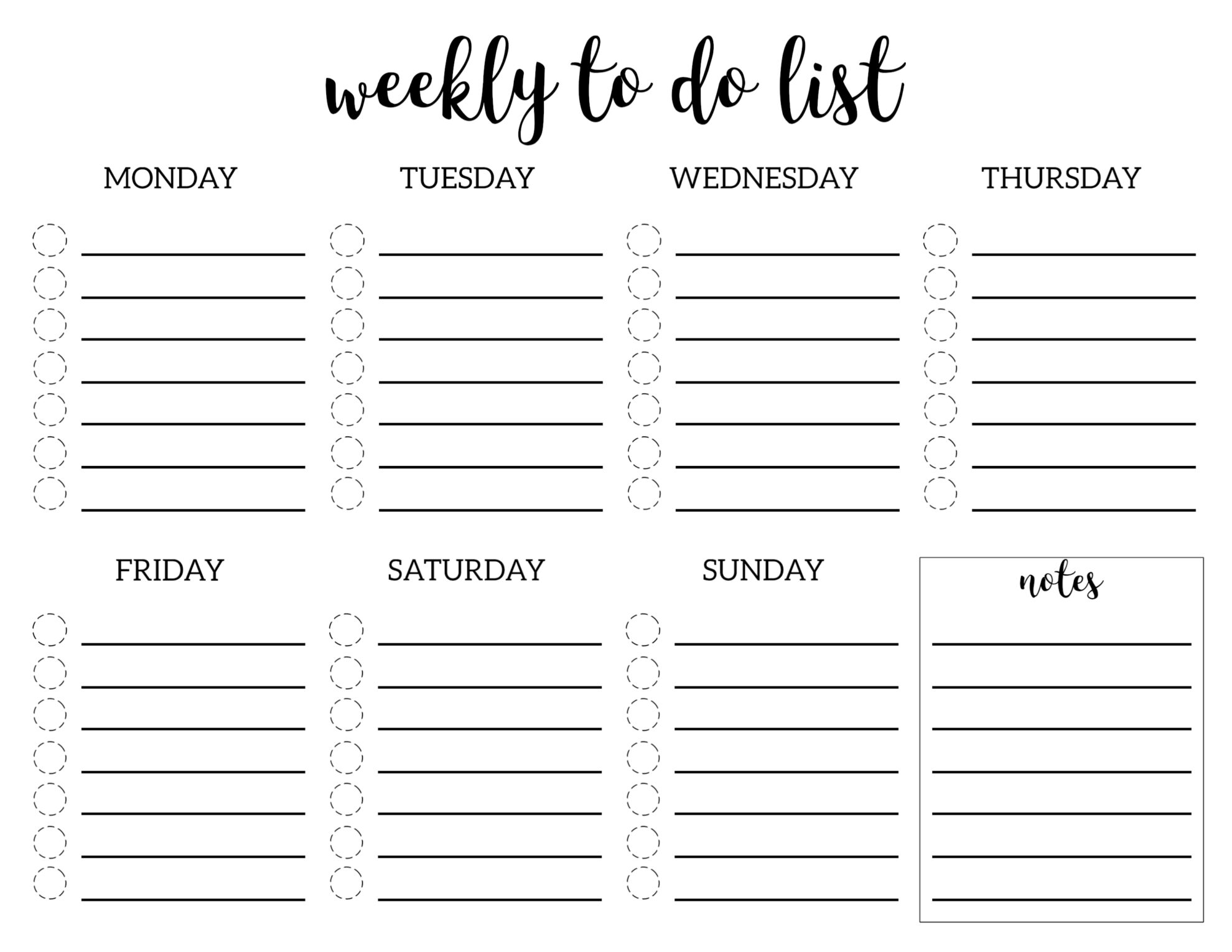 black-and-white-to-do-list-nokil