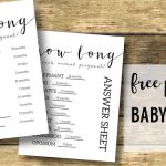 Baby Shower Games Free Printable {Who Knows Mommy Best} - Paper Trail ...