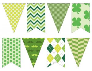 DIY St. Patrick's Day Decorations Printable Banner - Paper Trail Design