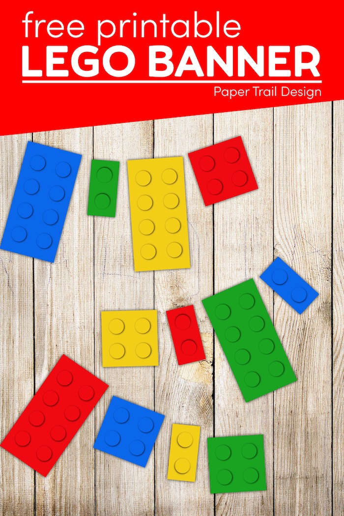 Lego Banner {Lego Party Printables} - Paper Trail Design