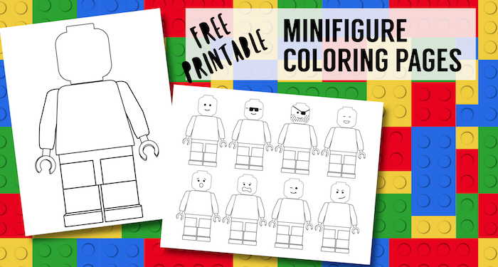 Free Printable Lego Coloring Pages Paper Trail Design