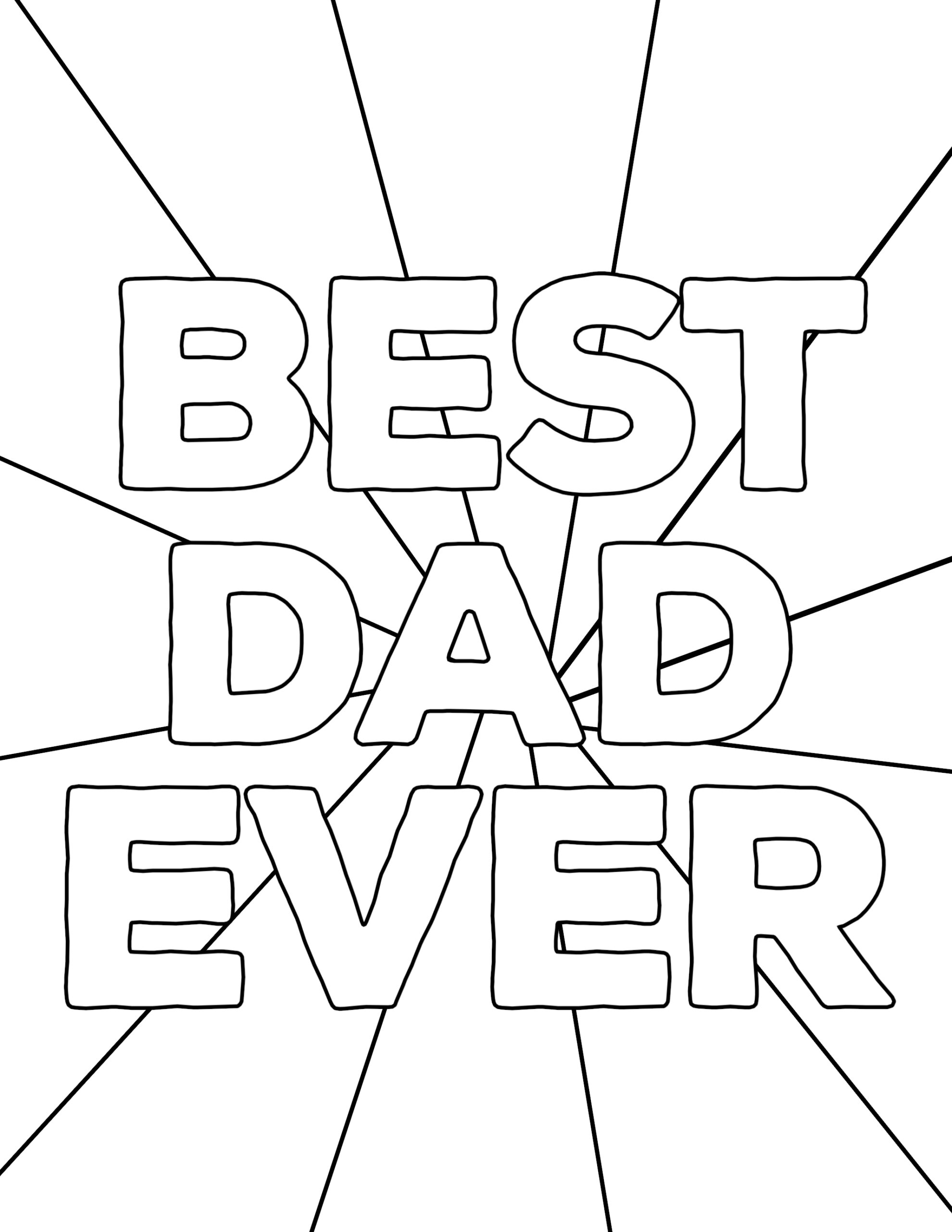 Happy Father #39 s Day Coloring Pages Free Printables Paper Trail Design