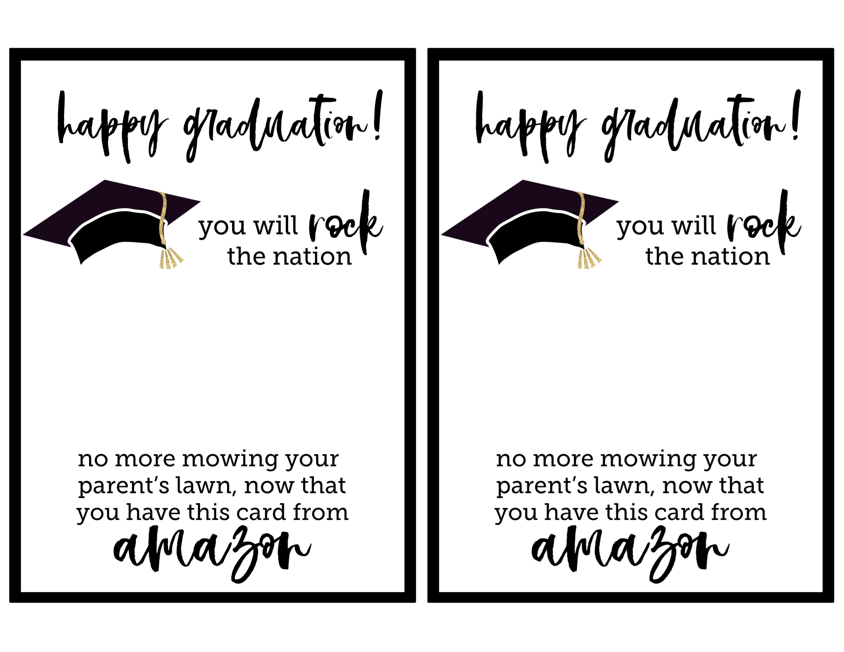 Graduation Card Template Free
