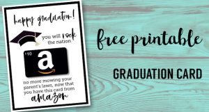 Free Printable Graduation Card - Paper Trail Design