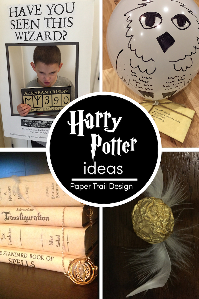 Harry Potter Party Ideas - Paper Trail Design