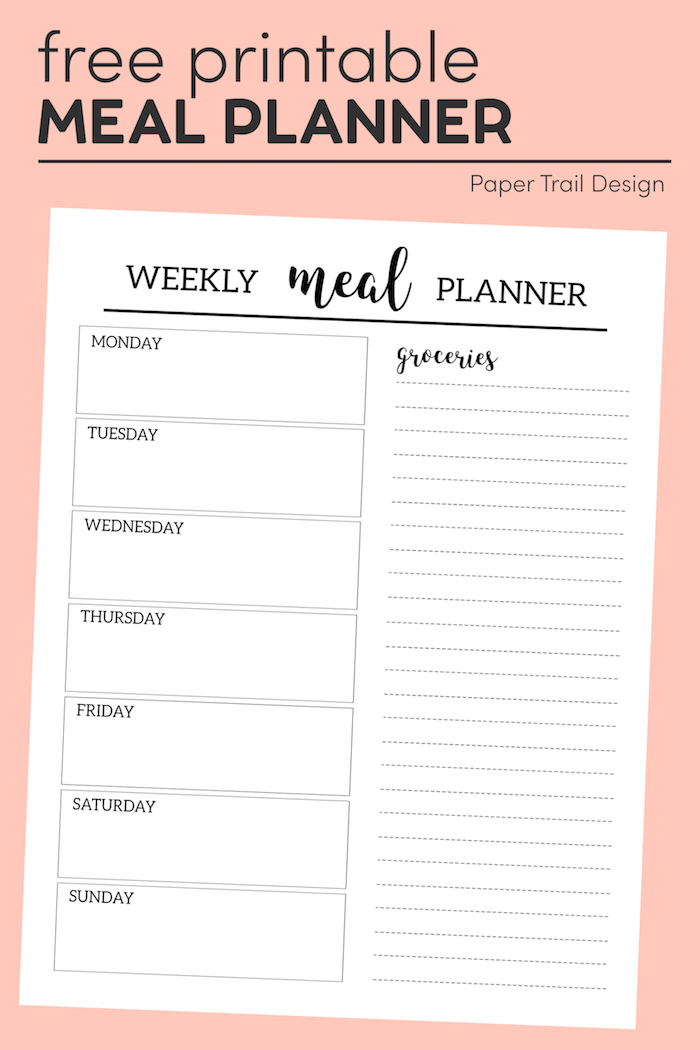 Team Meals on the Road with Free Printable Menu Planner!