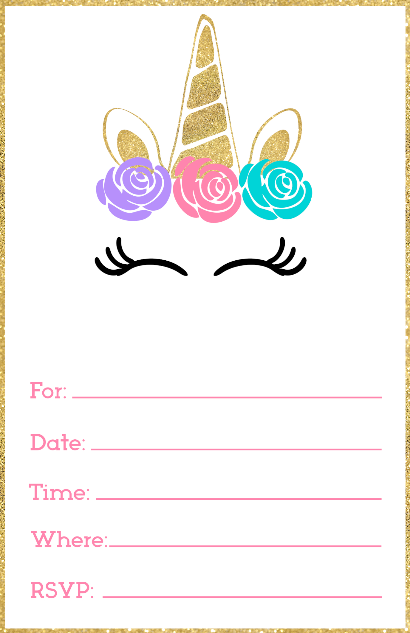 Free Printable Party Invitations No Download