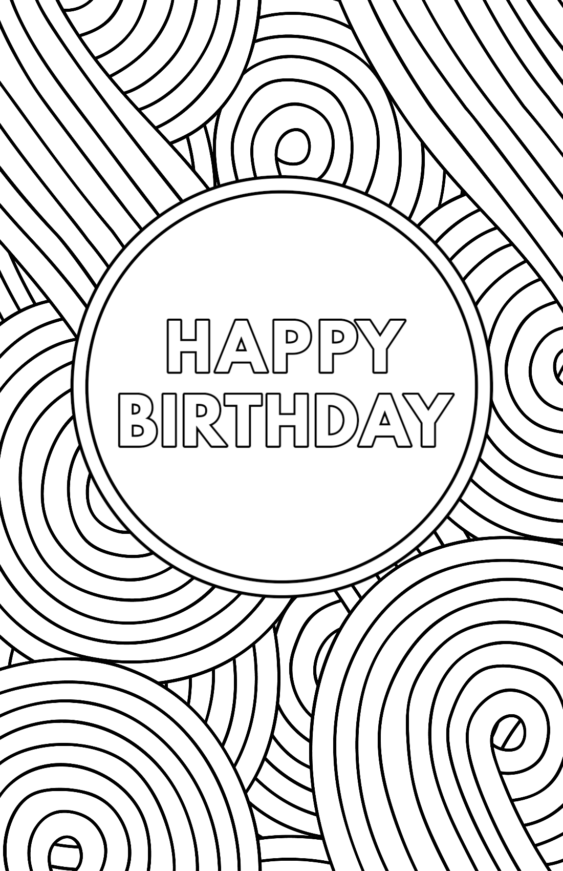 L.O.L. Surprise coloring pages to print - Birthday Wishes Free Printable Birthday Cards To Color
