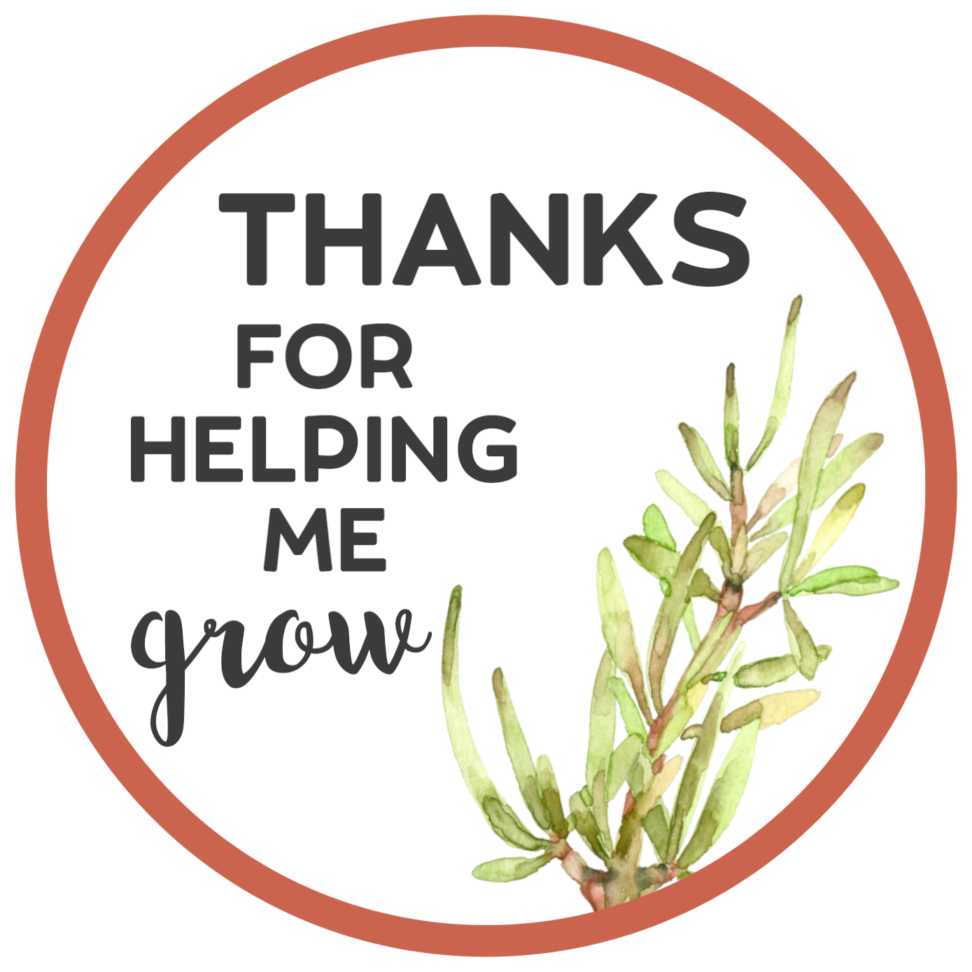 Thanks For Helping Our Students Bloom Printable