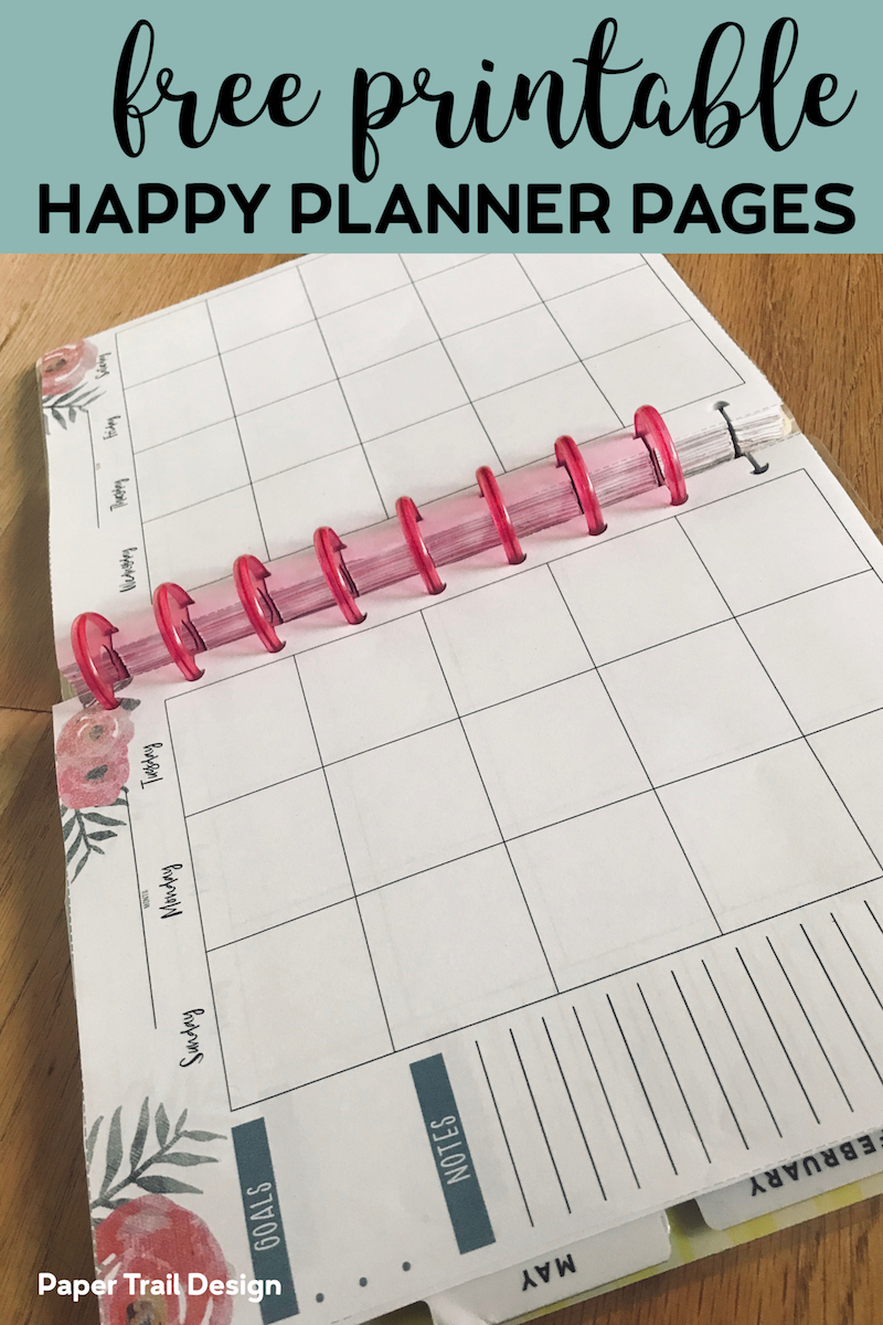 free-happy-planner-printables