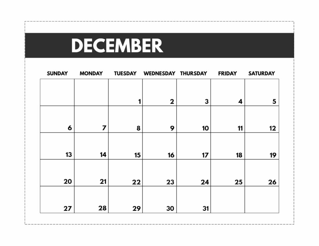 2020 Free Monthly Calendar Template - Paper Trail Design