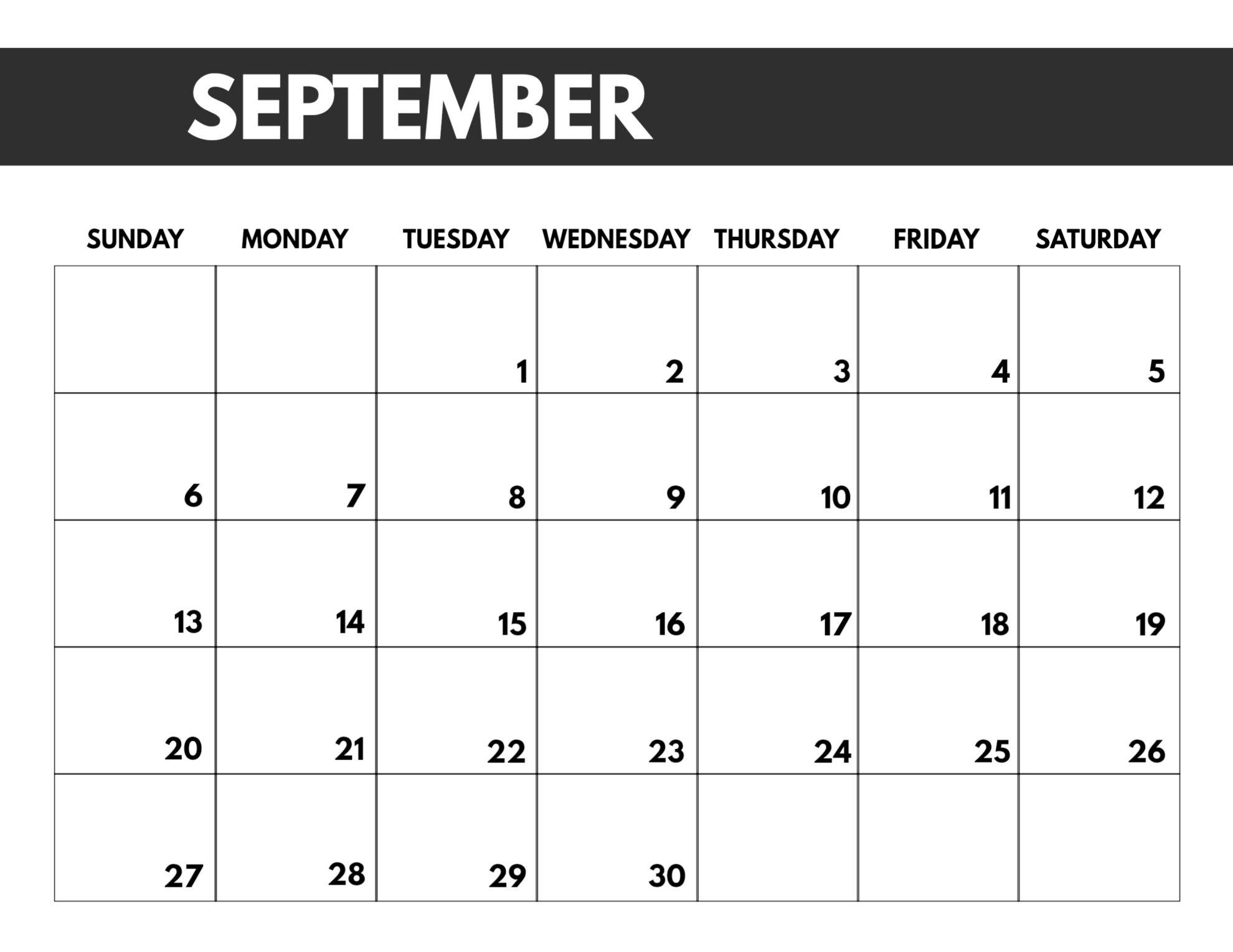 2020 Free Monthly Calendar Template Paper Trail Design