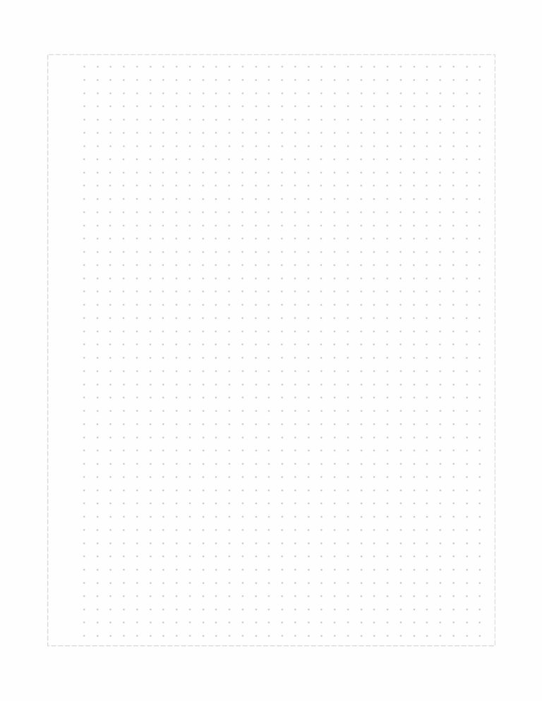 Happy Planner Dot Grid Paper Free Printable - Paper Trail Design