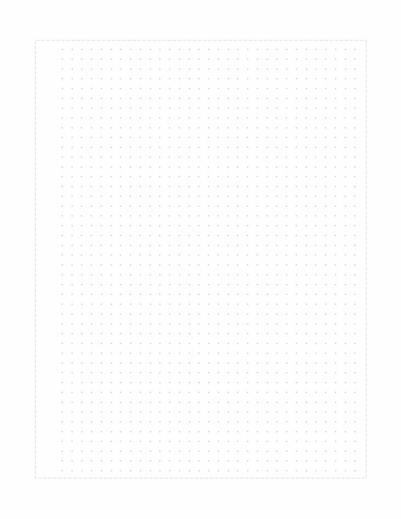 Happy Planner Dot Grid Paper Free Printable - Paper Trail Design