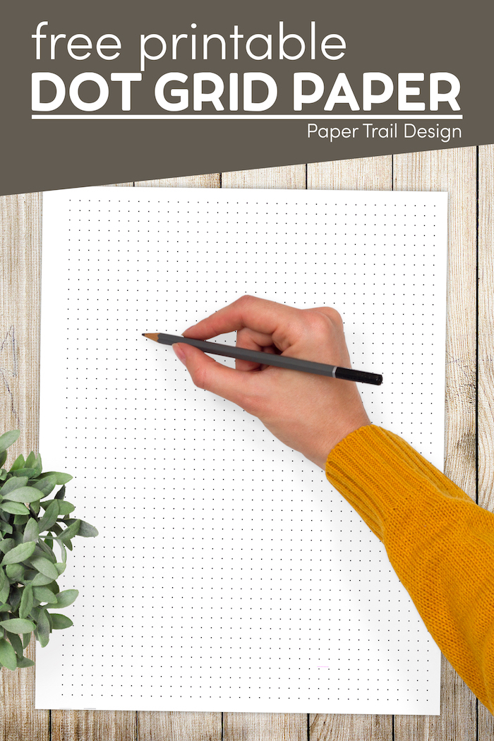 Happy Planner Dot Grid Paper Free Printable Paper Trail Design 9428