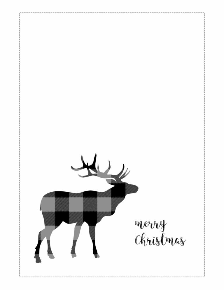 Free Printable Christmas Cards Basic Paper Trail Design