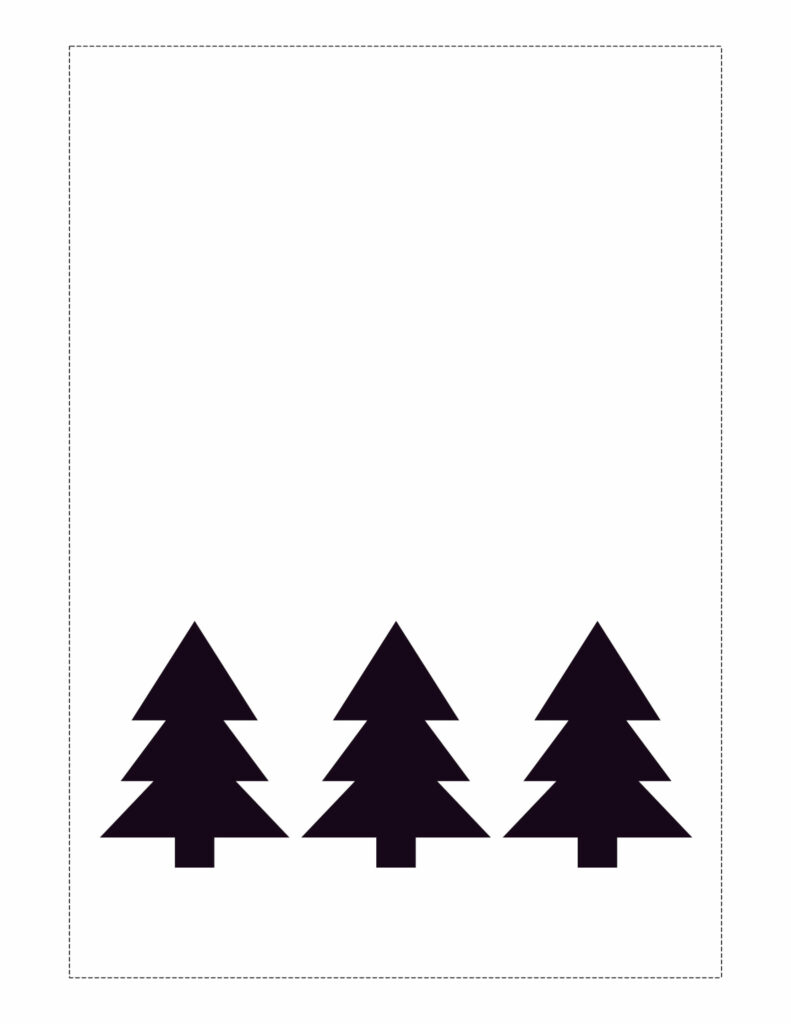 Free Printable Christmas Cards (Basic) - Paper Trail Design