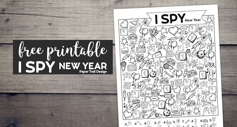 Free Printable I Spy Airport Activity - Paper Trail Design