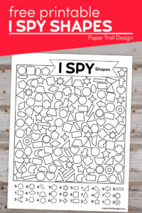 Free Printable I Spy Shapes Activity - Paper Trail Design