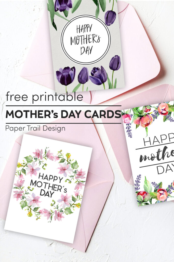 Free Printable Mother's Day Cards - Paper Trail Design