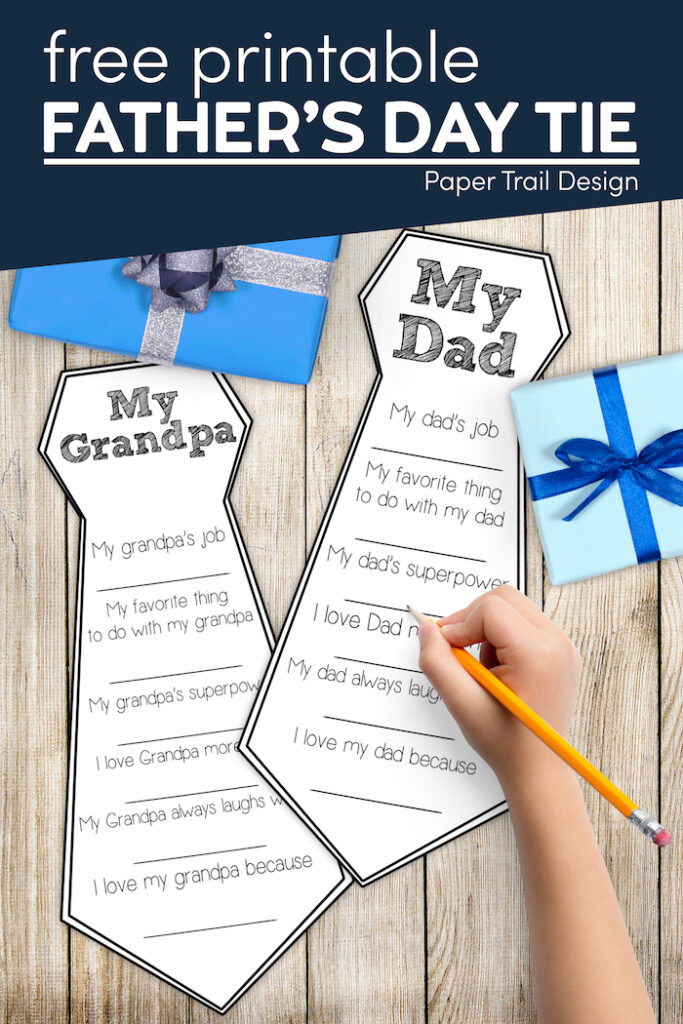 Father's Day Free Printable Cards - Paper Trail Design