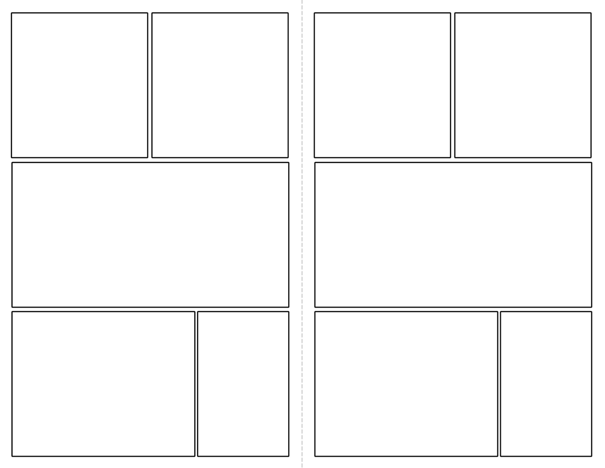 6 Frame Comic Strip Template Webframes