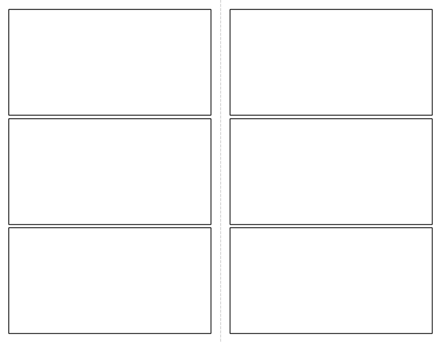 Free Printable Comic Strip Template Pages - Paper Trail Design