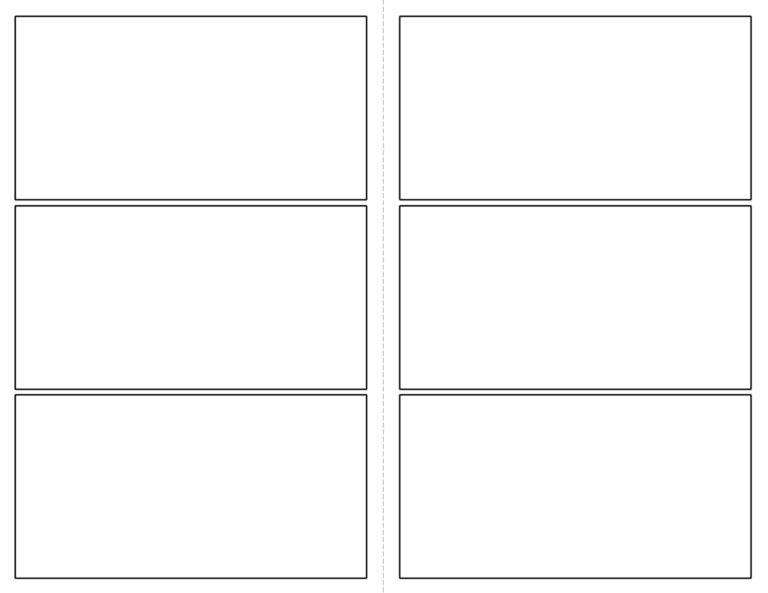 Free Printable Comic Strip Template Pages - Paper Trail Design