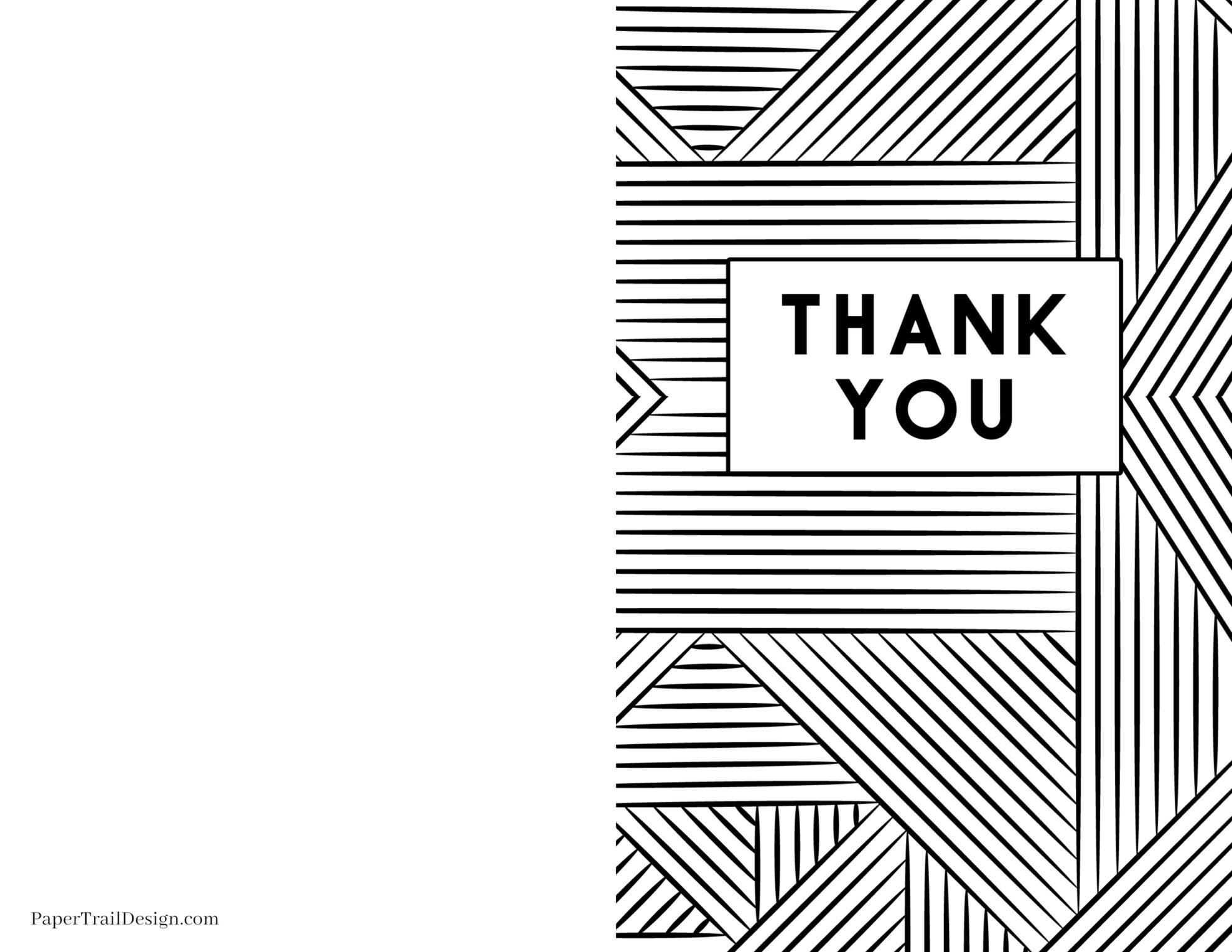 Foldable Free Printable Printable Thank You Cards Templates Printable Thank You Card Coloring