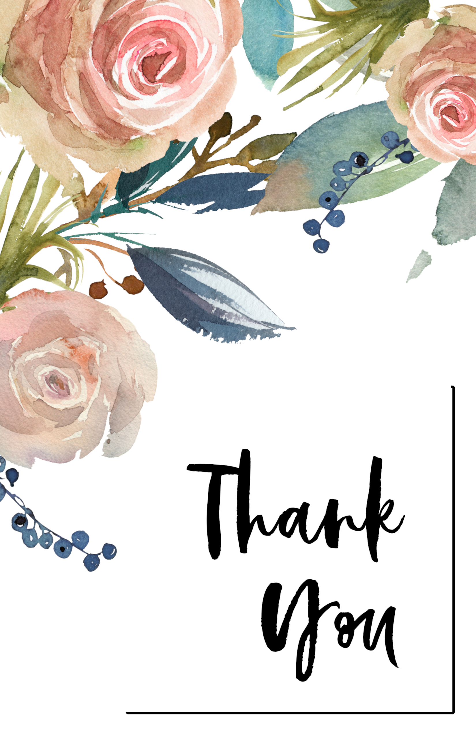 Thank You Printable Cards Free