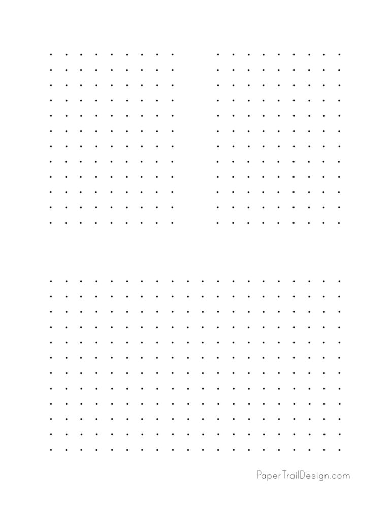 Dots and Boxes Game Printable - Paper Trail Design