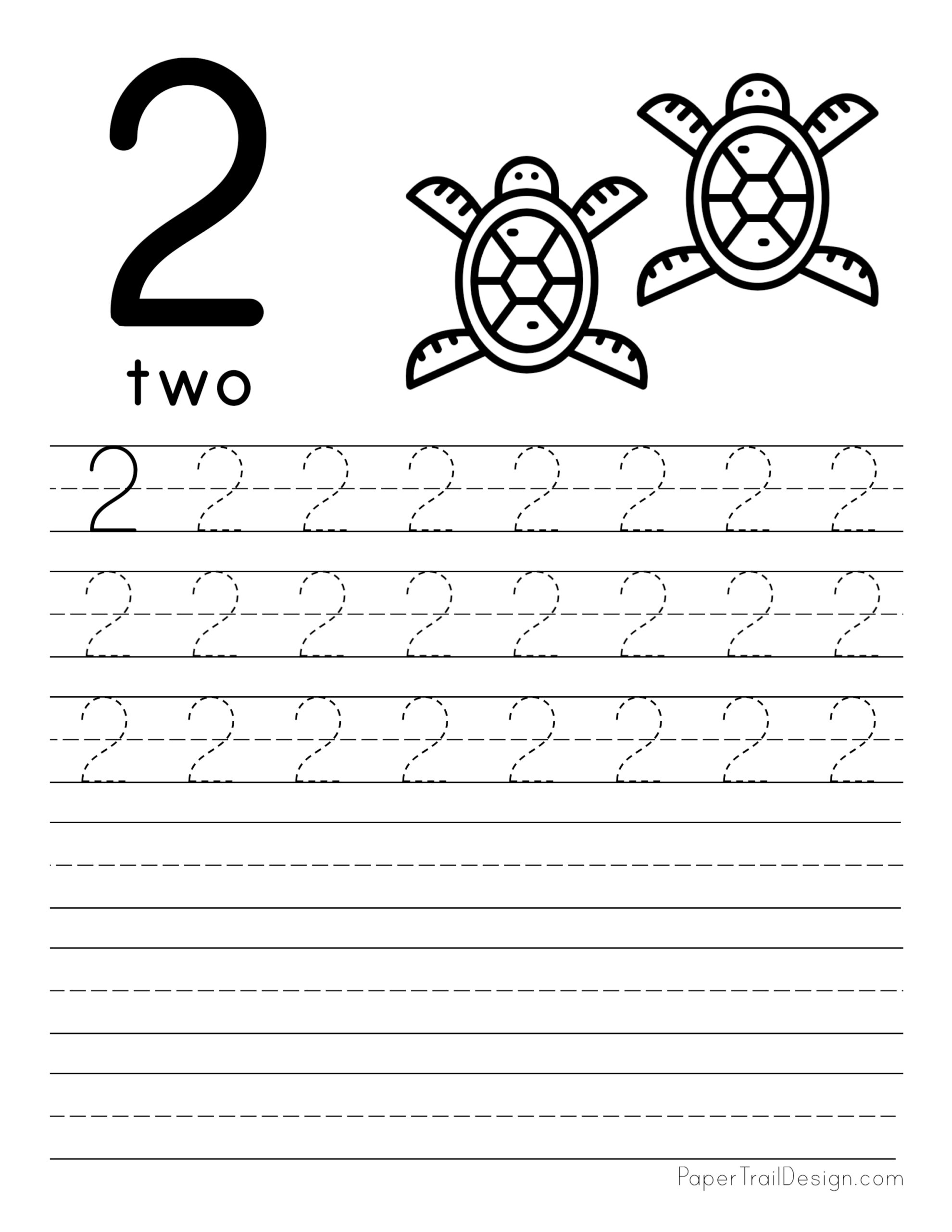 worksheets tracing numbers 1 20