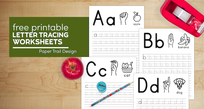 Free printable kindergarten letter tracing worksheets with text overlay- free printable letter tracing worksheets