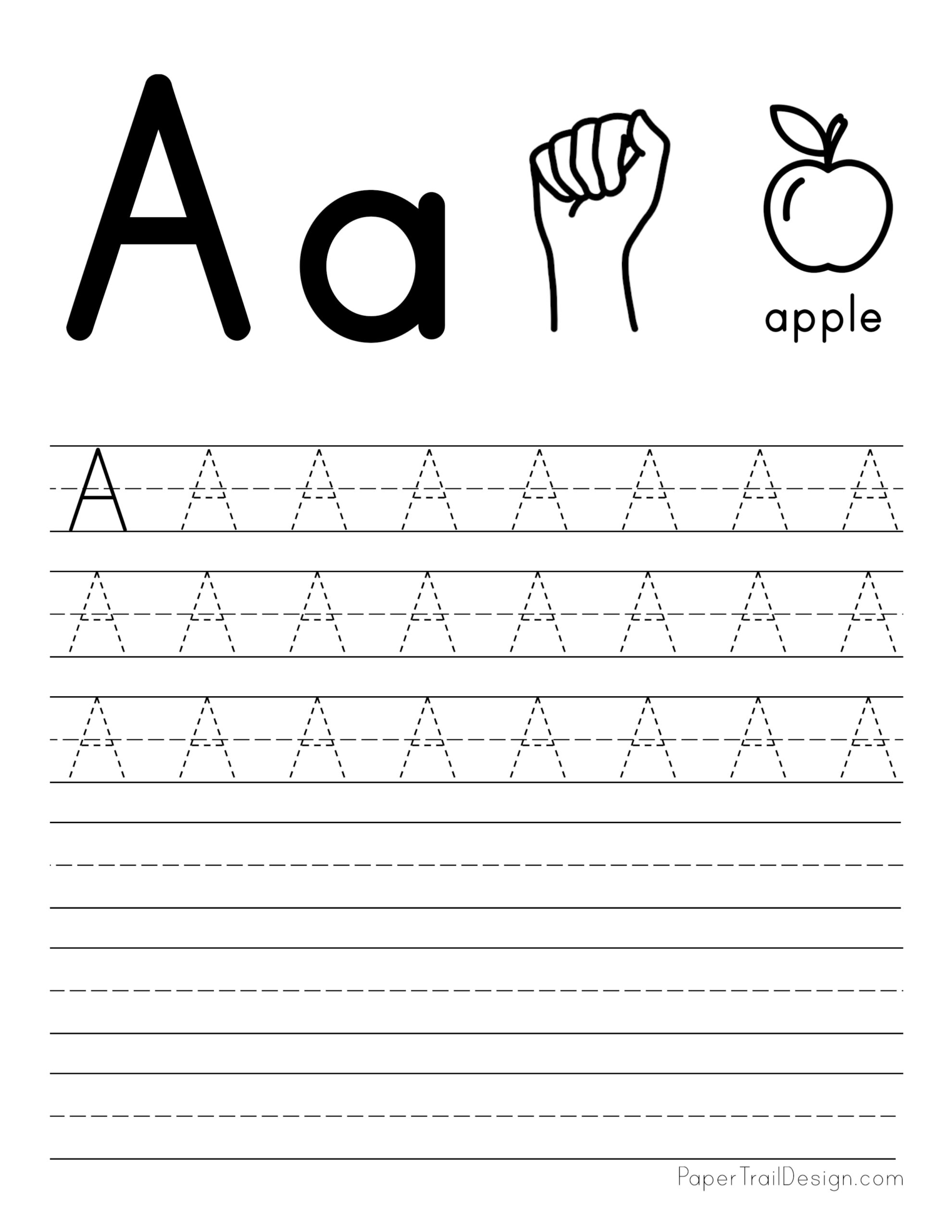 Kindergarten Letter Tracing Worksheets Pdf Tutorial Pics