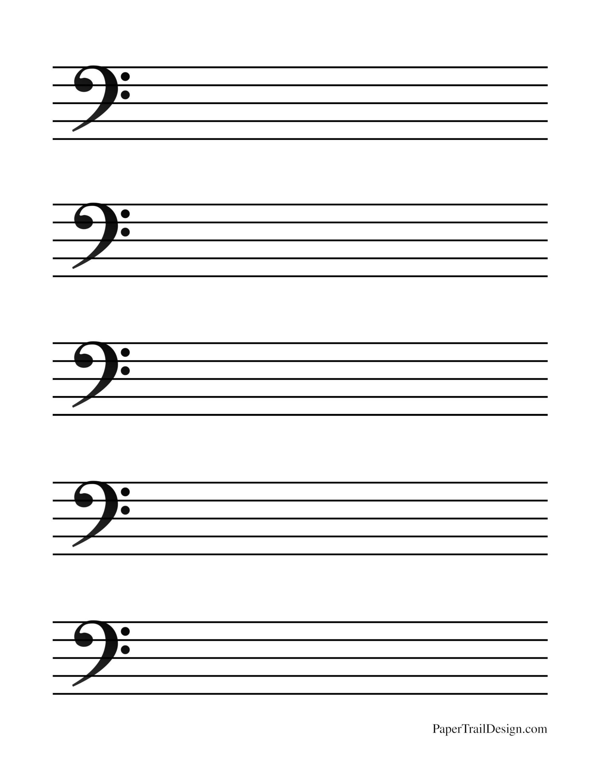 sheet music manuscript paper