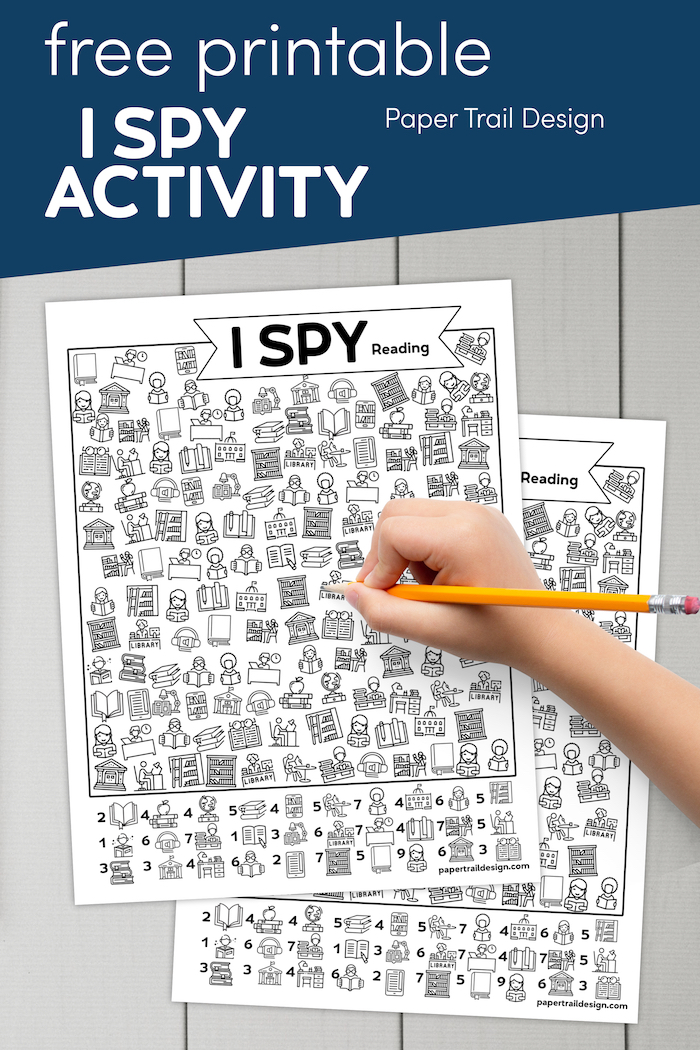 Free Printable Reading I Spy Activity - Paper Trail Design