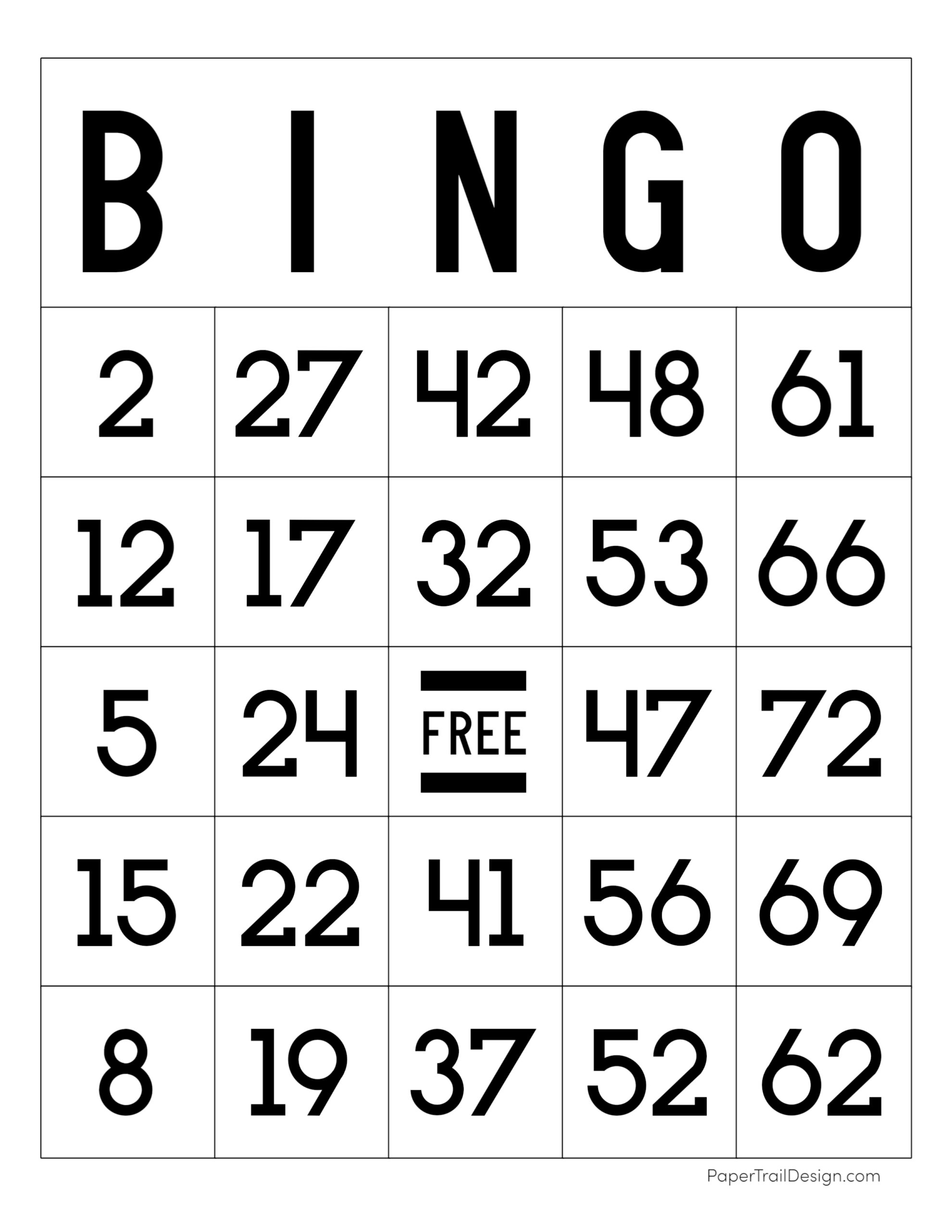 Printable Bingo Cards 4 To A Page Printable Bingo Cards Riset