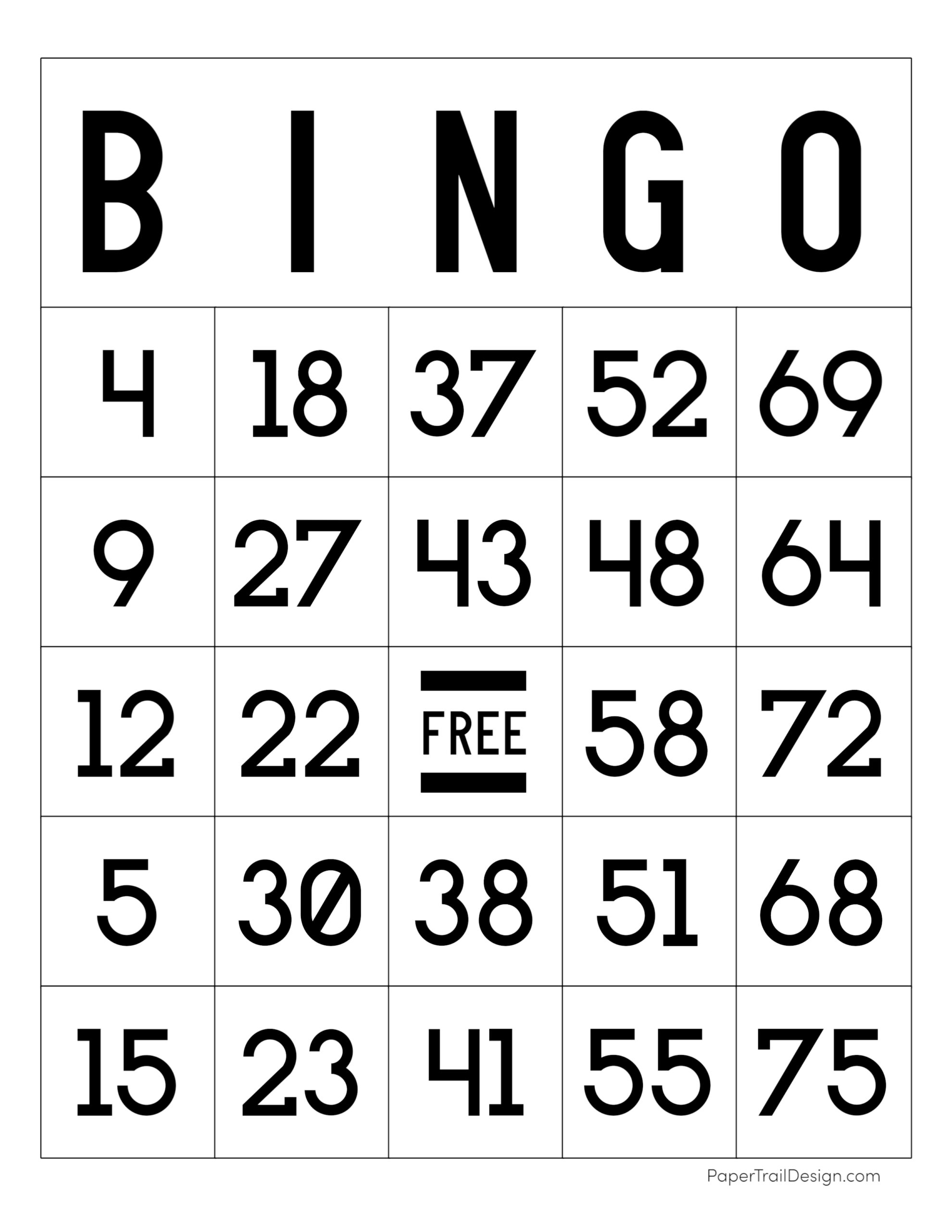 Health Bingo Cards Printable Free Printable Templates