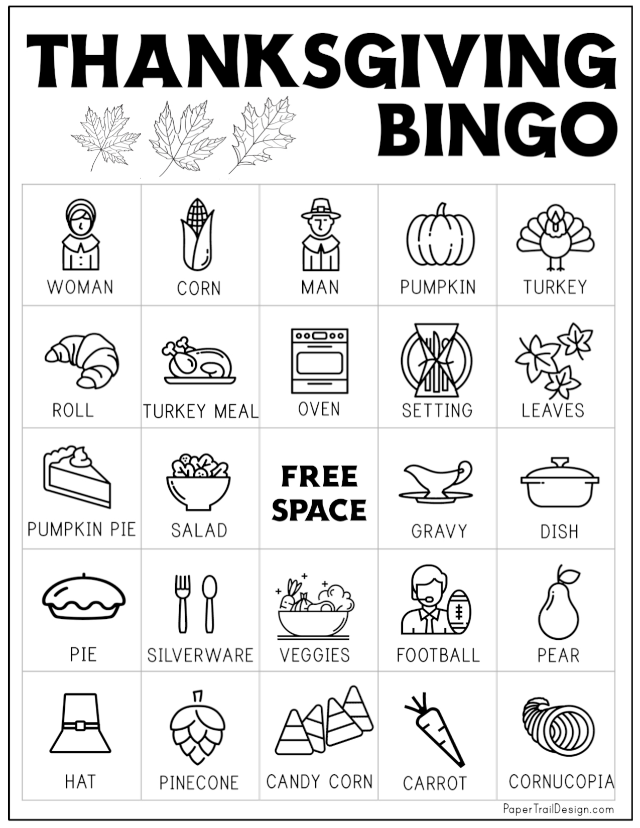 Free Printable Thanksgiving Bingo Cards Printable Form Templates And Letter