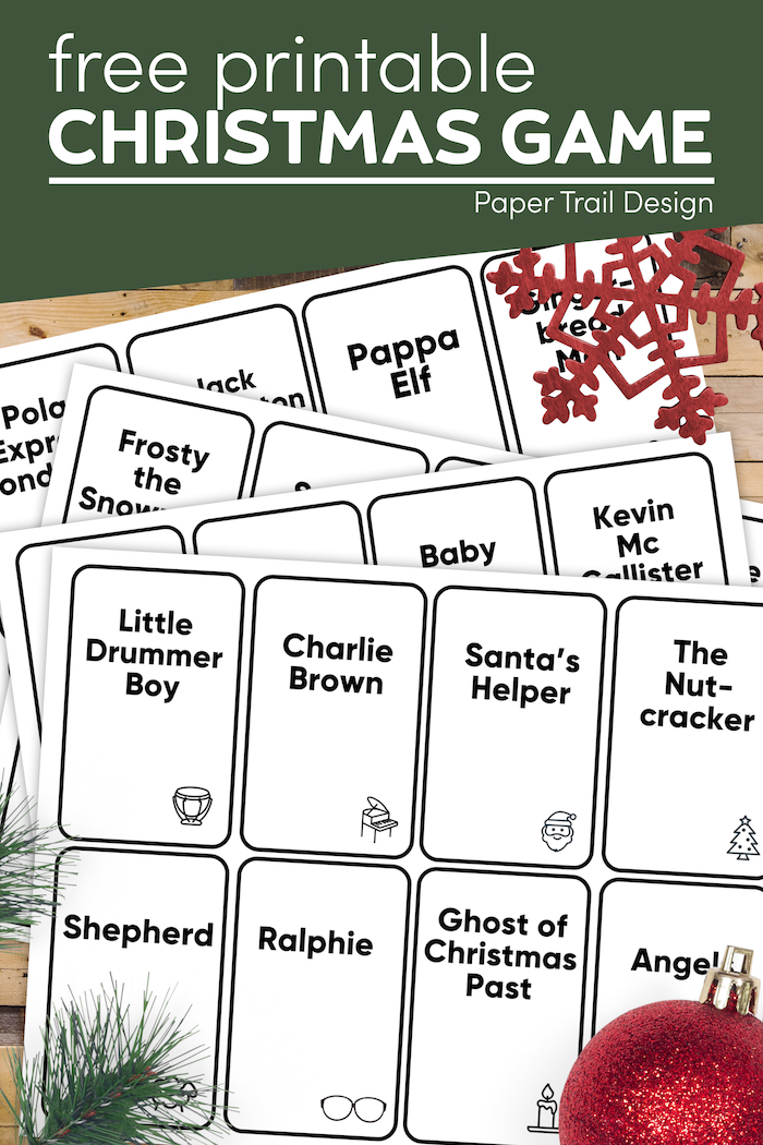 Free Printable Christmas Games - Paper Trail Design