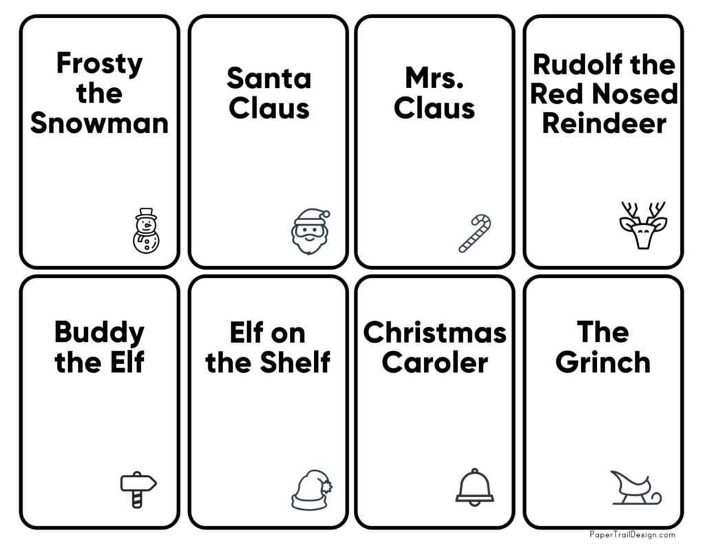 Christmas Games Printables 