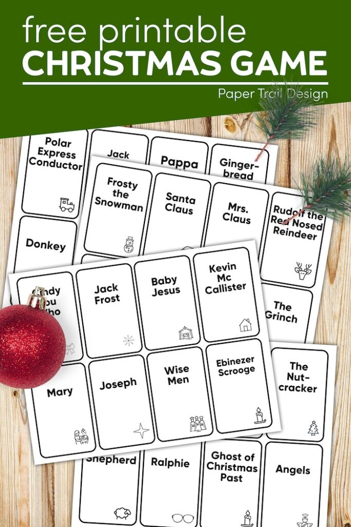 Free Printable Christmas Games - Paper Trail Design